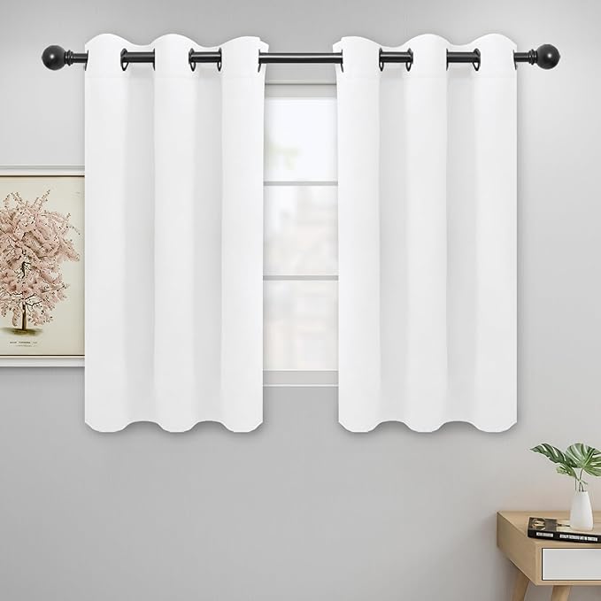Easy-Going Blackout Curtains for Bedroom, Solid Thermal Insulated Grommet and by Easy-Going