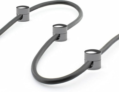 ICONIT Cable Anchors for Desk Organization Gun Metal | Premium Aluminum Cord - Image 8