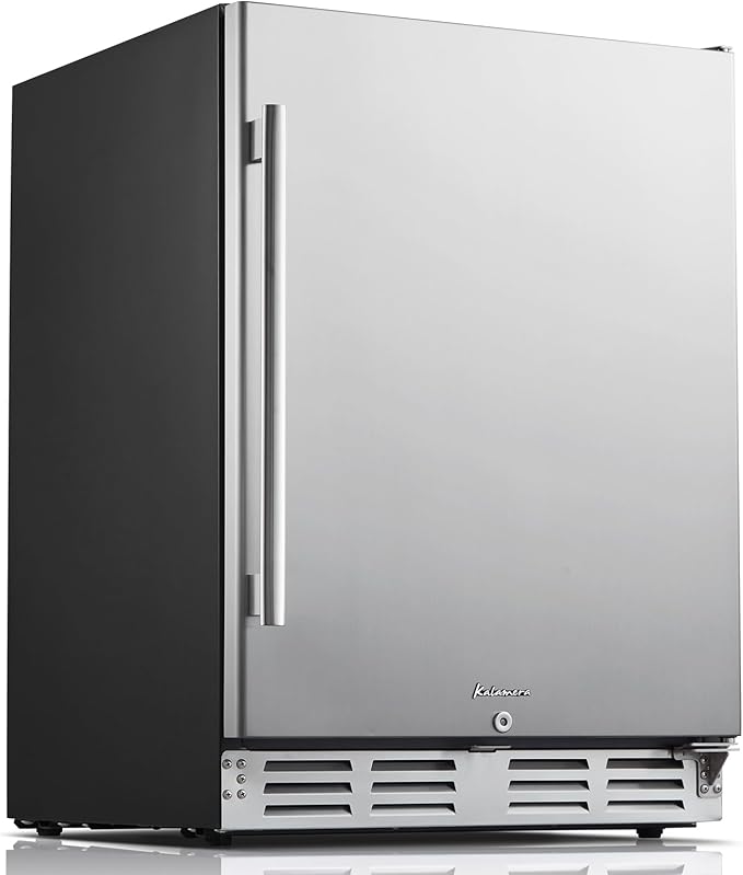Kalamera Beverage Refrigerator, 24 inch Under Counter Drink Cooler by Kalamera