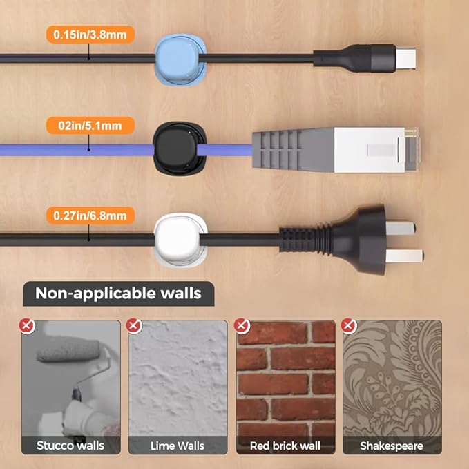 Magnetic Cord Organizer Holder, Upgrade Cord Holder - Image 5