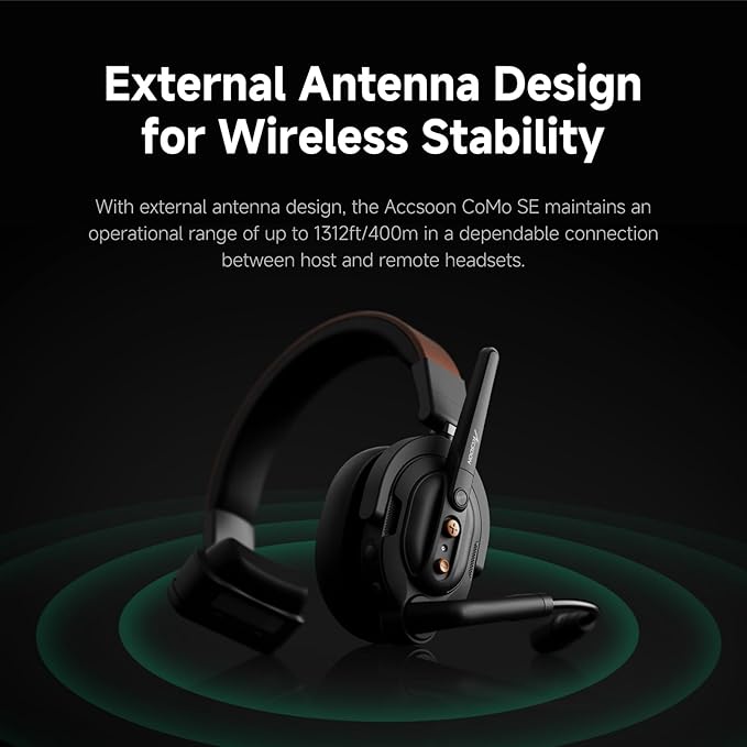 Accsoon Como SE Wireless Headset Intercom System 1312ft Team Communication - Image 3