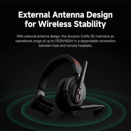 Accsoon Como SE Wireless Headset Intercom System 1312ft Team Communication - Image 3