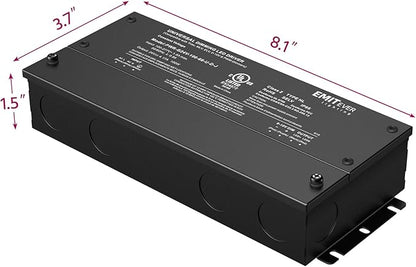 EMITEVER Dimmable Led Driver, 100W AC 100V-277V to DC 24V Transformer, 5-in-1 - Image 3