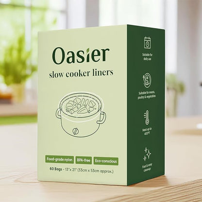 Slow Cooker Liners, Disposable Oval Large Size 13" x 21", Fits 3-8 Quart Pot - Image 7