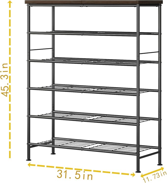 SUOERNUO Shoe Rack Organizer 6 Tier - Image 3