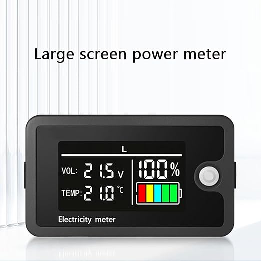LED Display Voltmeter Car Battery Charging Levels Indicators 8-100V Lithiums - Image 7