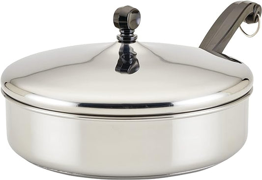 Farberware Classic Stainless Steel Fry Lid, Saute Pan by Farberware