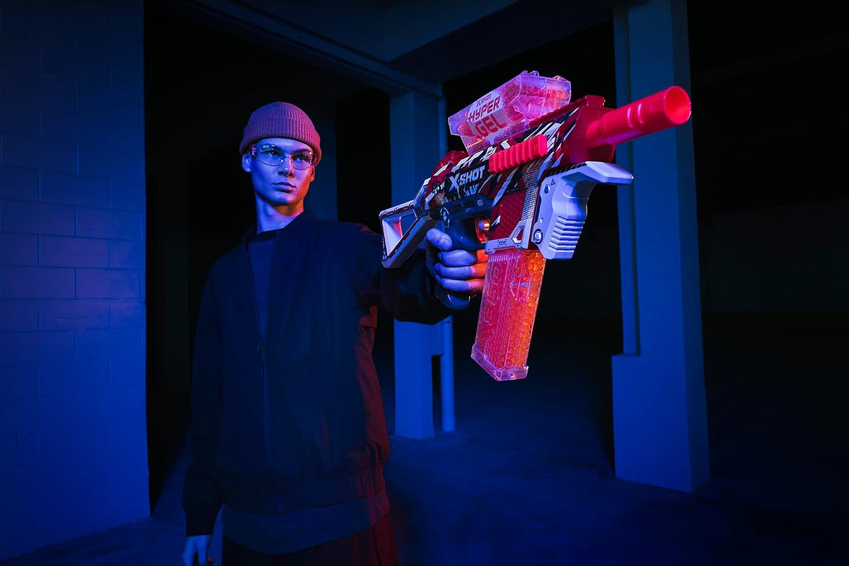 XSHOT Hyper Gel Trace Fire Blaster, Semi and Fully Automatic Gel Blaster &amp...