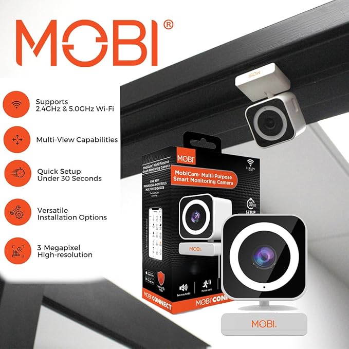 MobiCam MP 1080p Wi-Fi Smart Home Security - Image 2
