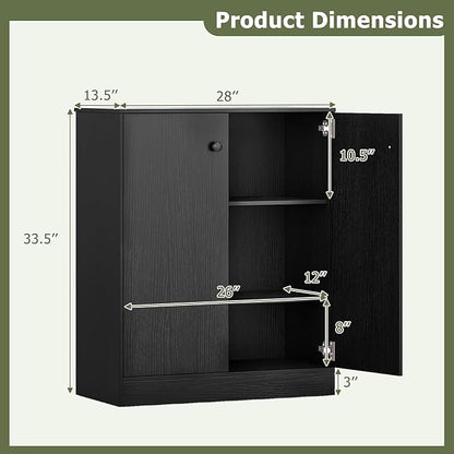 Giantex 2 Door Storage Base Cabinet - Image 3