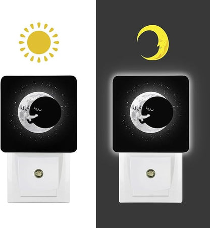 Cute Lunar Eclipse Night Light, Plug into Wall Decor Nightlights - Image 7