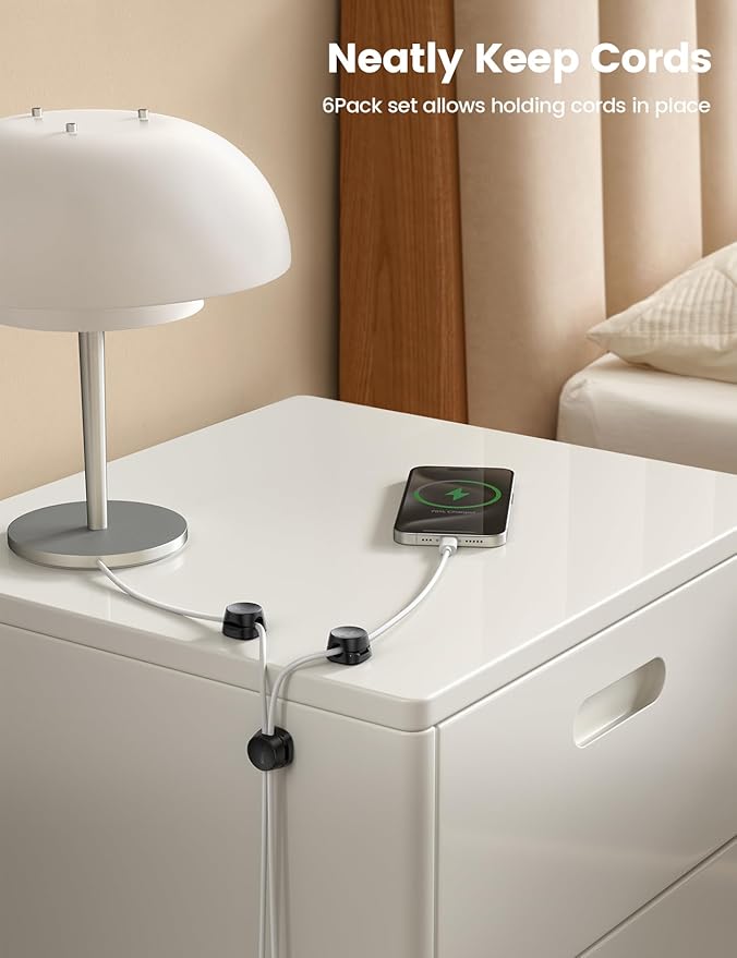 Cord Organizer Spring Cable Holder Clips - Image 3