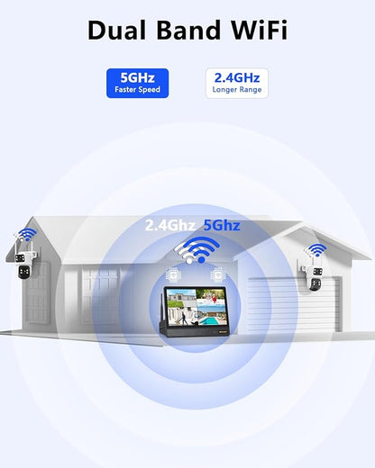 WEILAILIFE 【All-in-One Security System】 4MP Security Cameras Wireless Outdoor - Image 7