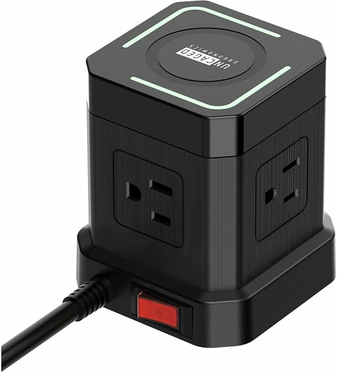 Uncaged Ergonomics Wireless Charger Cube Power Strip - Image 7