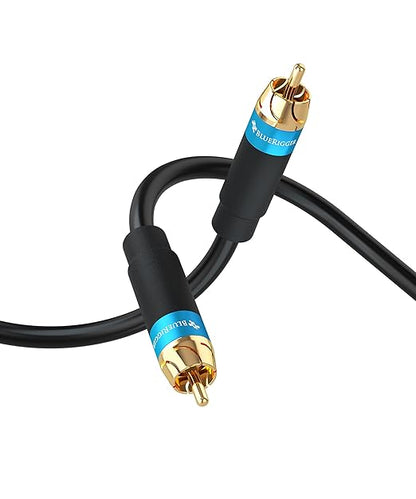 BlueRigger RCA Audio Subwoofer Cable – by BlueRigger
