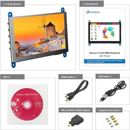 ELECROW 5 Inch Touch Screen Monitor - Image 7