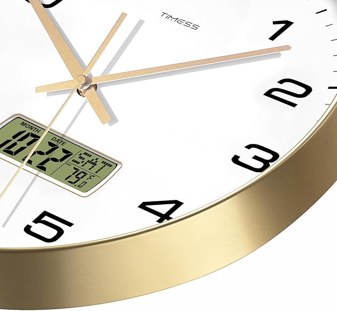 TIMESS Wall Clock, Ideal Modern Home, Office Decor - Image 3