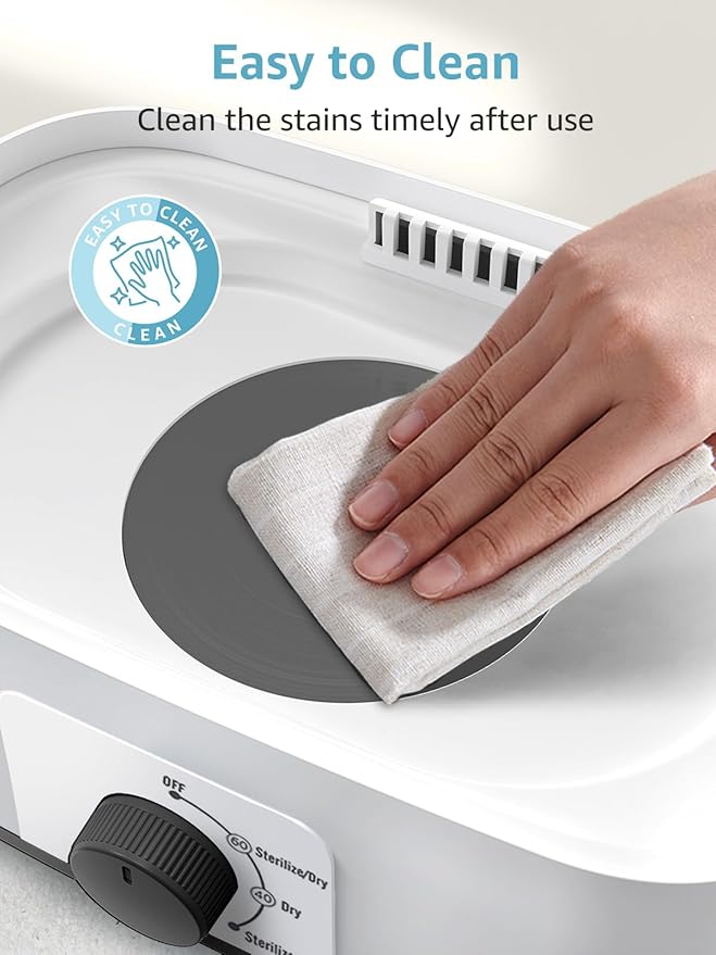 Grownsy Adjustable 4 in 1 Large Bottle Sterilizer and Dryer, 8 Bottles Capacity - Image 8