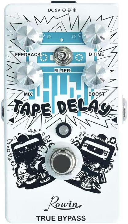 Rowin Tape Delay Guitar Pedal by Rowin