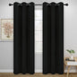 Easy-Going Blackout Curtains for Bedroom, Solid Thermal Insulated Grommet and by Easy-Going