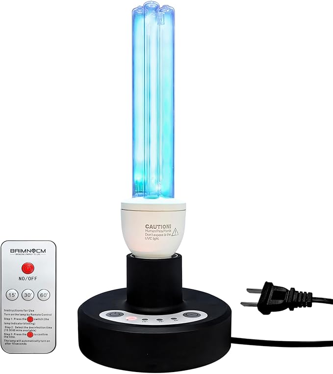 BAIMNOCM UV Light Sanitizer, UVC Disinfection Lamp by BAIMNOCM