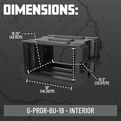 Gator Cases Pro Series 6U Rolling Rack Case - Image 6