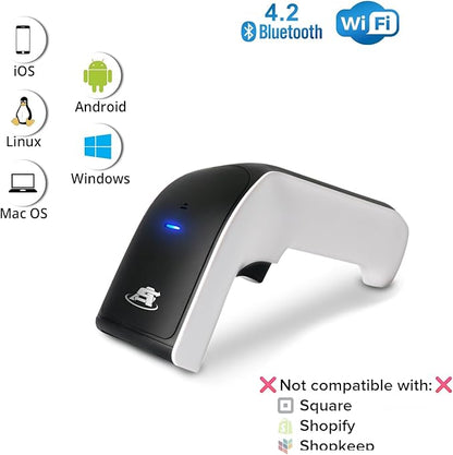 ScanAvenger Wireless Portable 1D&2D Bluetooth Barcode Scanner: Hand Scanner - Image 2