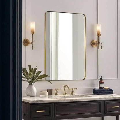 ANDY STAR 36”x48”Gold Bathroom Mirror - Image 3