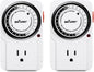 BN-LINK 24 Hour Plug-in Mechanical Timer Grounded by BN-LINK