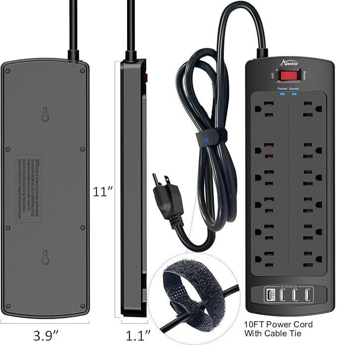 Power Strip Surge Protector - Image 7