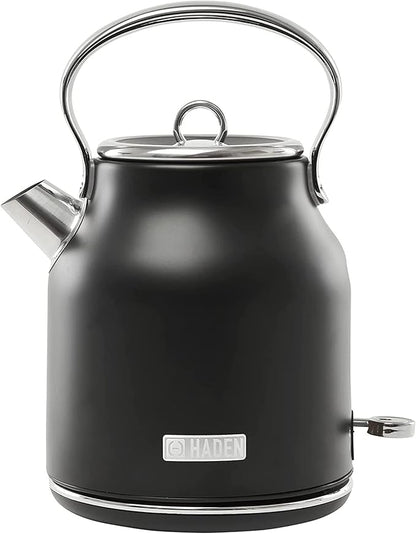 HADEN Heritage 1.7 Liter Stainless Steel Electric Kettle, Hot Water Kettle by HADEN