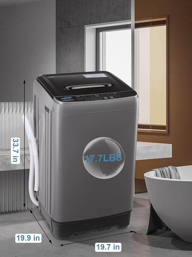 17.7 lbs Full Automatic Washing Machine - Image 5