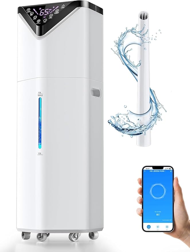 19L/5Gal Humidifiers for Bedroom Large Room 2800 sq ft, Quiet Humidifiers for by HumidifiersforLargeRoom