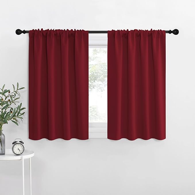 NICETOWN 36 inch Curtains for Small Windows, Thermal Insulated Privacy Short by NICETOWN