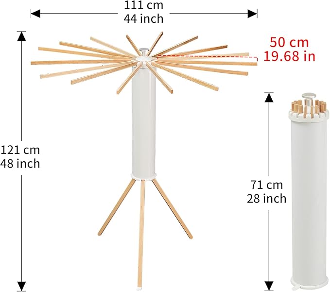 JOOM Tripod Clothes Drying Rack, Garment Rack Portable and Foldable Space - Image 2