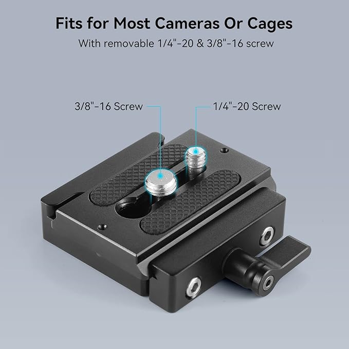 SMALLRIG DSLR and Mirrorless Quick Release Clamp and Plate - Image 3