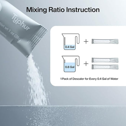 Typhur Ice Maker Cleaner and Descaler, 4 Individually Packed Uses, 100% Pure - Image 6