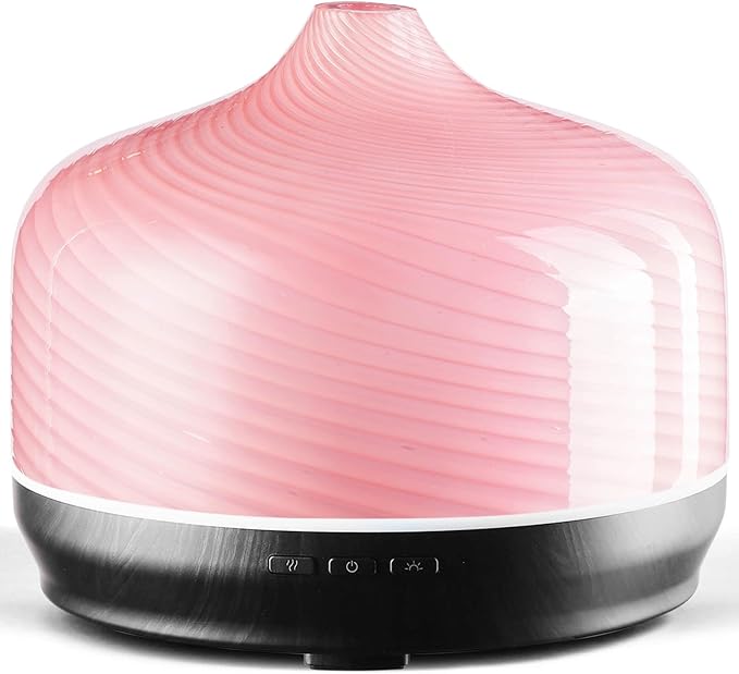 Porseme 500ml Glass Essential Oil Diffuser Aromatherapy Ultrasonic Cool Mist by Porseme
