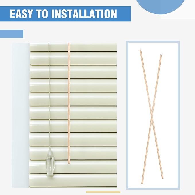 Bokon 2 Pieces Blind Wand Vertical Blinds Stick Replacement - Image 3