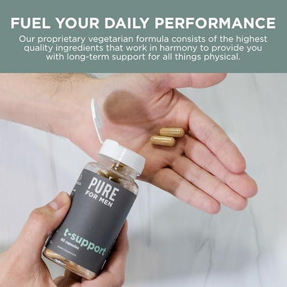 Pure for Men T-Support Supplement | Vegetarian Total Support for Men - Image 8