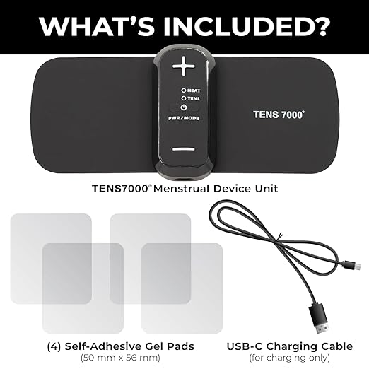 TENS 7000 Heat + TENS Unit for Menstrual Cramp Relief - Image 8