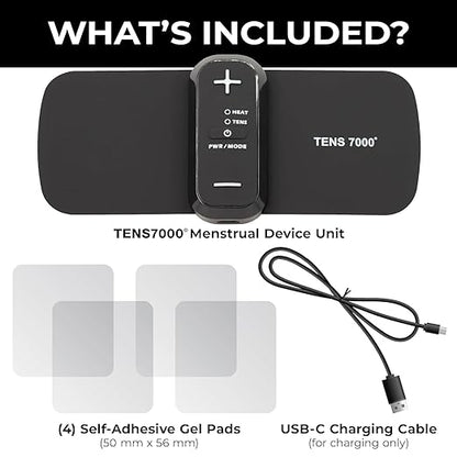 TENS 7000 Heat + TENS Unit for Menstrual Cramp Relief - Image 8