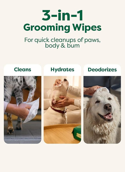 Earth Rated XL Pet Wipes for Dogs & Cats, Unscented Hypoallergenic, 60 Ct - Image 5