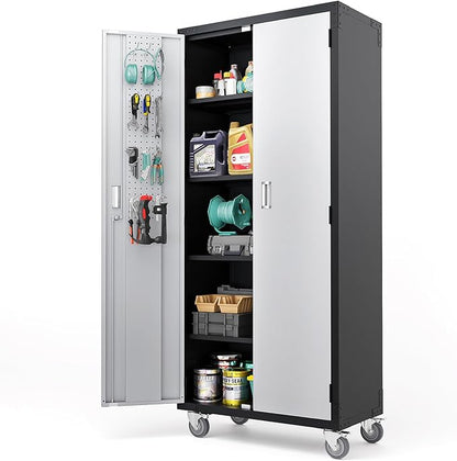 VINGLI 72'' Tall Garage Storage Cabinet, Metal Storage Cabinet by VINGLI