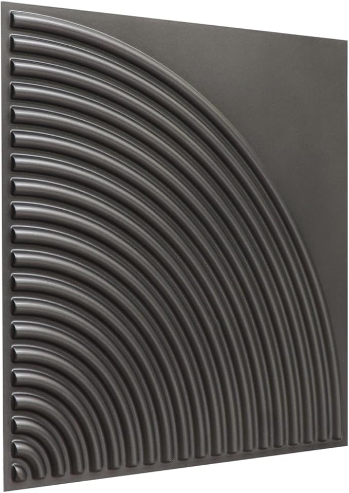 From Plain To Beautiful In Hours 9002 Arc Swell PVC 12 in x 12 in Peel and - Image 2