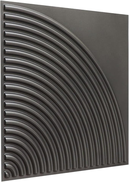 From Plain To Beautiful In Hours 9002 Arc Swell PVC 12 in x 12 in Peel and - Image 2