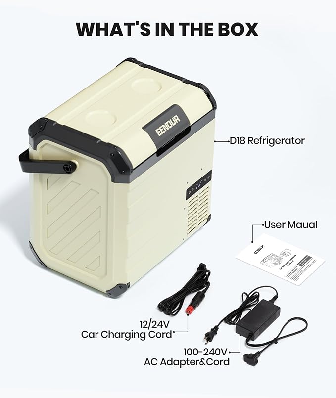EENOUR D18 12 Volt Car Refrigerator, Portable Freezer - Image 8
