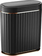 ELPHECO Black Bathroom Trash Can by ELPHECOUSA