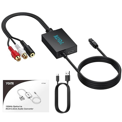 YGiTK 192kHz DAC Digital to Analog Audio Converter SPDIF to RCA+3.5mm Converter - Image 7