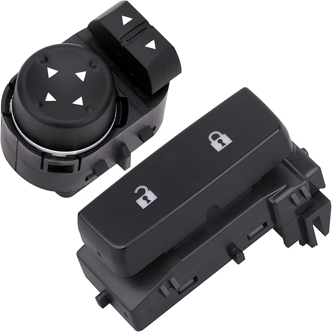Obaee Power Window Control Switch Button & Front Driver Side Door Lock & Mirror - Image 2